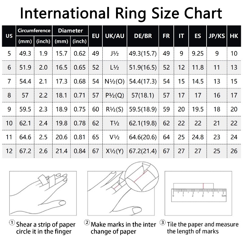 Women's 0.5/1/2/3/5 Carat White Moissanite Six-Clawed Ring, Exquisite Design